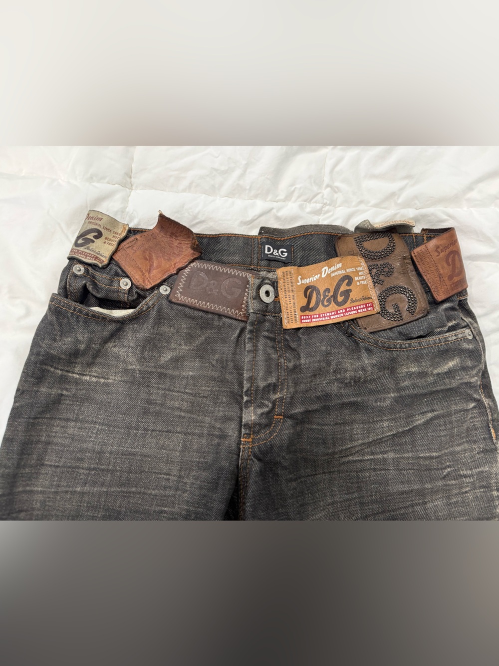 Vintage Dolce & Gabbana AW2003 Multi Tag Jeans Sz 26